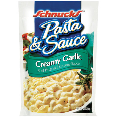 Schnucks Creamy Garlic Pasta & Sauce 4.9 Oz Packet