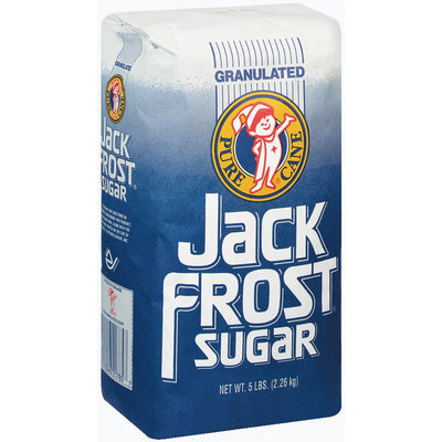 Jack Frost Pure Cane Granulated Sugar 5 Lb Bag