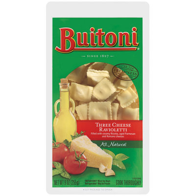 BUITONI Refrigerated Three Cheese Ravioletti 9 oz. Tray
