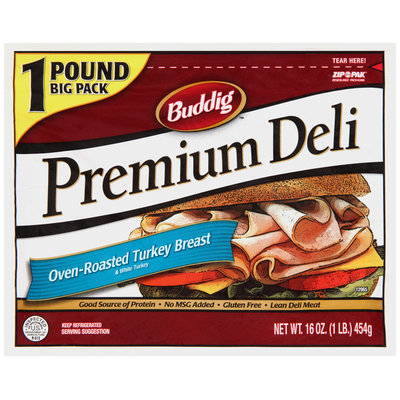 Buddig™ Premium Deli Oven-Roasted Turkey Breast 16 oz. Zip-Pak®