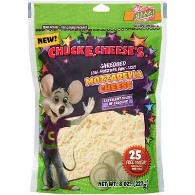 Chuck E. Cheese's® Shredded Mozzarella Cheese 8 oz. Bag
