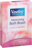 Vaseline Intensive Care Soft Petal Scent Enriched W/Silk Protein Moisturizing Bath Beads Box