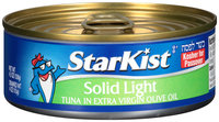 Starkist® Solid Light Tuna in Extra Virgin Olive Oil 4.5 oz. Can