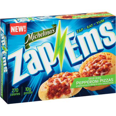 Michelina's® Zap 'Ems™ Deep Dish Pepperoni Pizzas 4 oz. Box