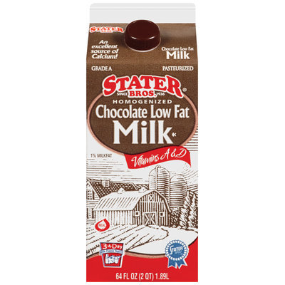 Stater Bros.® Homogenized Chocolate Low Fat Eggnog Vitamins A and D 64 fl. oz.