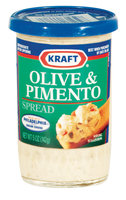 Kraft Cheese Spreads Olive & Pimento Cheese Spread 5 Oz Jar
