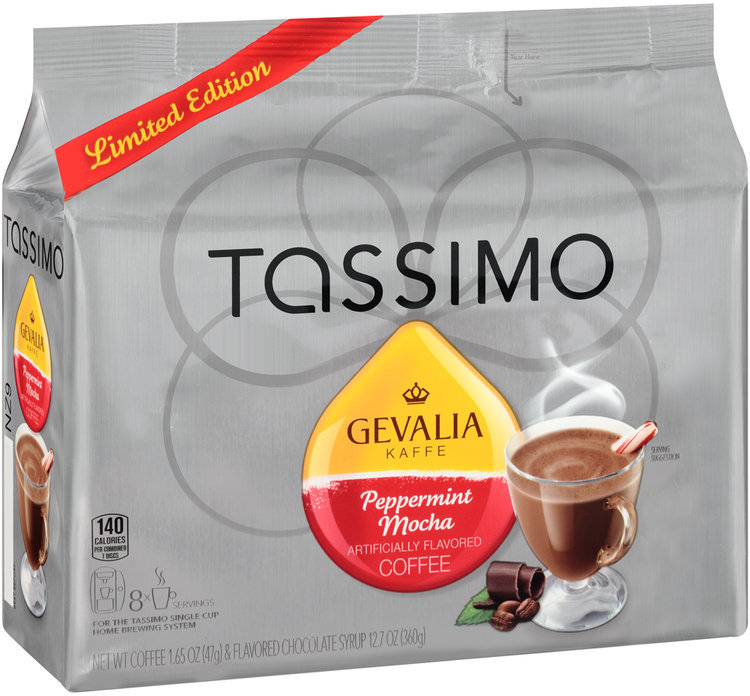 Tassimo Gevalia Limited Edition Peppermint Mocha Coffee & Flavored