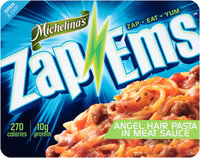 Michelina's® Zap 'Ems™ Angel Hair Pasta in Meat Sauce 7.5 oz. Tray