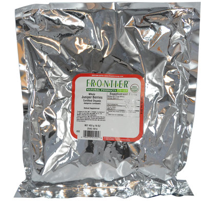 Frontier Natural Foods Frontier Natural Products BG13216 Frontier Juniper Brrys Whole - 1x1LB