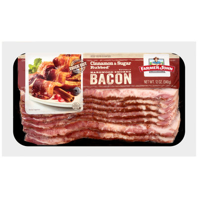Farmer John® Cinnamon & Sugar Rubbed Naturally Hardwood Smoked Bacon 12 oz. Wrapper