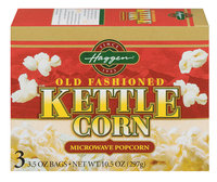 Haggen Old Fashioned Kettle Corn 3.5 Oz Microwave Popcorn 3 Ct Box
