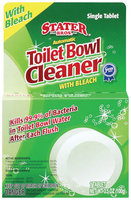 Stater Bros. W/Bleach Automatic Single Tablet Toilet Bowl Cleaner 3.5 Oz Peg