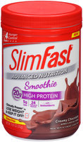 SlimFast® Advanced Nutrition Smoothie Creamy Chocolate Meal Replacement Shake Mix 11.01 oz. Jar