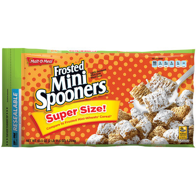Malt-O-Meal® Frosted Mini Spooners® Cereal 43.5 oz. ZIP-PAK®
