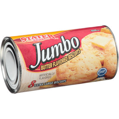 Stater Bros.® Jumbo Butter Flavored Biscuits 8 ct Can