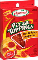Hormel® Pizza Toppings Hot & Spicy Pepperoni 3.5 oz.