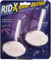 Rid-x® Dual Action Cling Lavender Fields Septic System Treatment 2 ct Pack