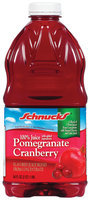 Schnucks 100% Pomegranate Cranberry Juice 64 Oz Plastic Bottle