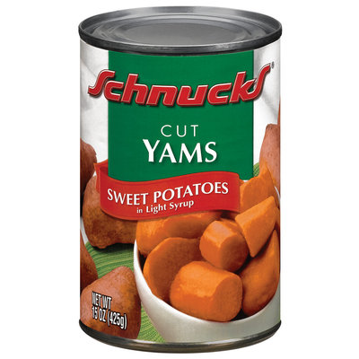 Schnucks Sweet Potatoes In Light Syrup Yams Cut 15 Oz Can