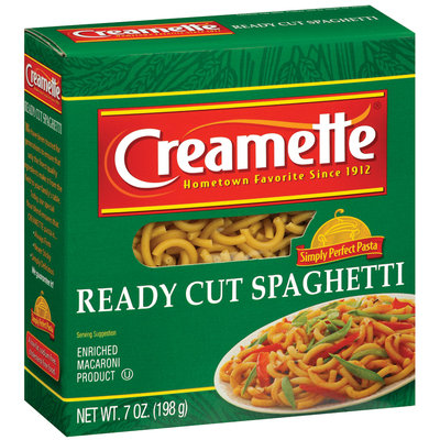 Creamette Ready Cut Spaghetti 7 Oz Box