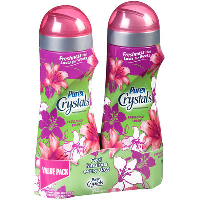 Purex® Crystals Fabulously Fresh™ In-Wash Fragrance Booster 2-18 oz. Bottles