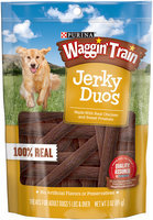 Purina Waggin' Train Jerky Duos Dog Treats 3 oz. Pouch