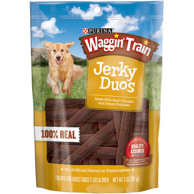 Purina Waggin' Train Jerky Duos Dog Treats 3 oz. Pouch