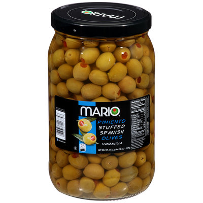 Mario® Pimiento Stuffed Spanish Manzanilla Olives 44 oz. Jar