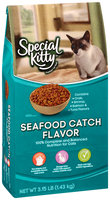 Special Kitty™ Seafood Catch Flavor Dry Cat Food 3.15 lb. Bag