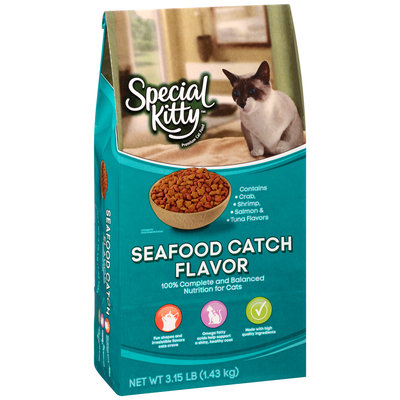 Special Kitty™ Seafood Catch Flavor Dry Cat Food 3.15 lb. Bag