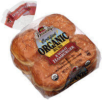 Barowsky's® Certified Organic Wheat Hamburger Buns 8 ct Bag