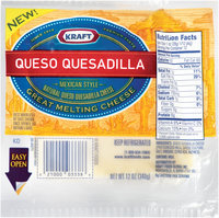 Kraft Natural Cheese Queso Quesadilla Melting Cheese 12 Oz Well