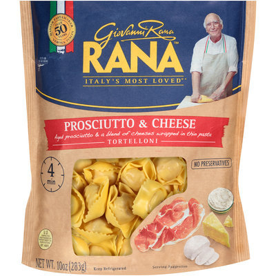 Rana™ Prosciutto & Cheese Tortelloni 10 oz. Stand-Up Bag