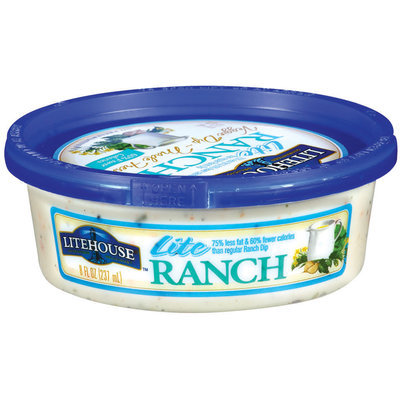 Litehouse Lite Ranch Veggie Dip 8 Fl Oz Tub