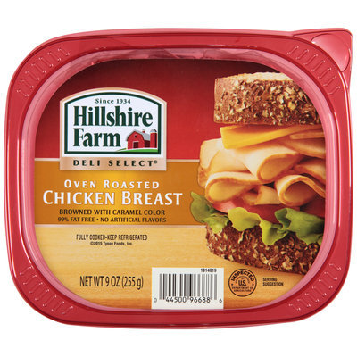 Hillshire Farm Deli Select® Oven Roasted Chicken Breast 9 oz. Plastic Tub