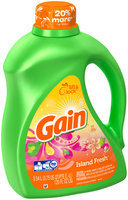 Gain Liquid Laundry Detergent, Island Fresh, 77 Loads 120 Fl Oz