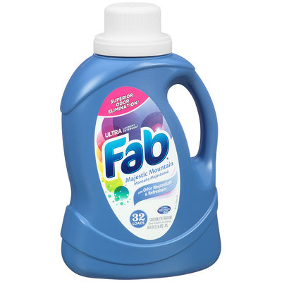 Fab® Ultra Majestic Mountain Laundry Detergent 50 oz. Plastic Jug