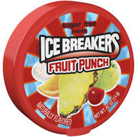 ICE BREAKERS SUGAR FREE MINTS FRUIT PUNCH