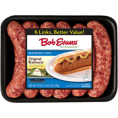 Bob Evans® Original Bratwurst Links 6 ct 19 oz Tray