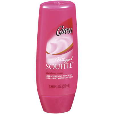 Caress Whipped Souffle Blackberry Cream Body Wash 1.86 Fl Oz Squeeze Bottle