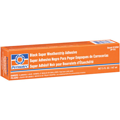 Permatex® 81850 Black Super Weatherstrip Adhesive Boxed Tube 5 fl. oz.