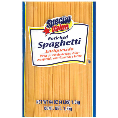 Special Value Enriched Spaghetti 64 Oz Bag