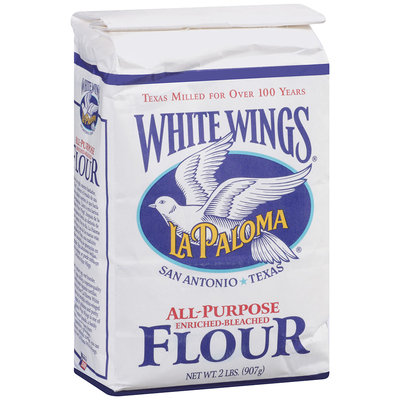 White Wings® All Purpose Enriched-Bleached Flour 2 lb. Stand Up Bag