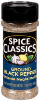 Spice Classics® Ground Black Pepper 1.87 oz. Shaker