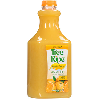 Tree Ripe® Premium Natural Orange Juice No Pulp 59 fl. oz. Bottle