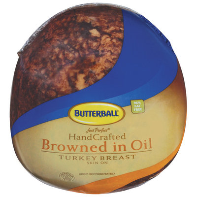 Butterball Just Perfect Handcrafted Browned In Oil Skin On Turkey Breast Poly Bag