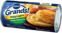 Pillsbury Grands!® Flaky Layers Original Reduced Fat Biscuits 8 ct Can