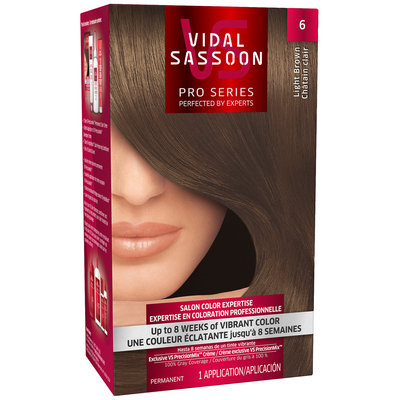 Vidal Sassoon Pro Series 6 Light Brown Hair Color Kit