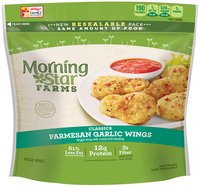 MorningStar Farms® Classics Parmesan Garlic Wings 10 oz. Pouch