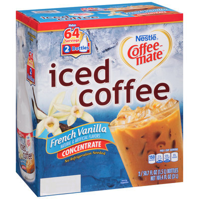 Nestlé Coffee-mate French Vanilla Iced Coffee Concentrate 50.7 fl. oz. Pump
